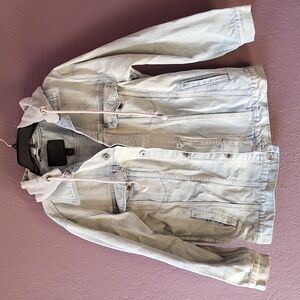 Victorious Denim Hoodie Jacket for Men